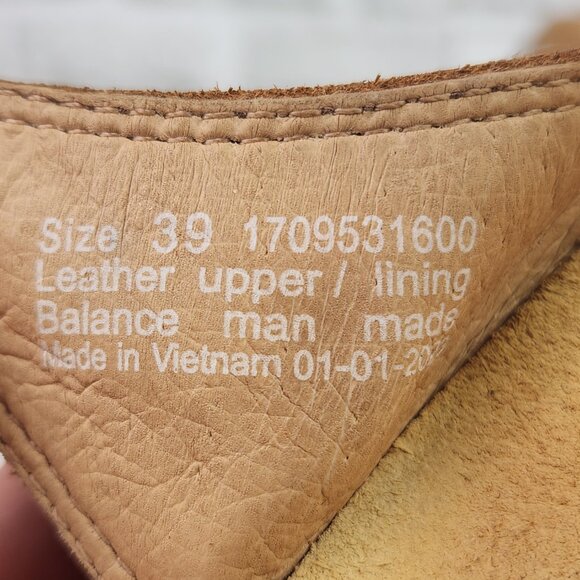 Dansko Tricia Women US 9 EU 39 Brown Leather Ankle Strap Wood Heel Wedge Sandals - Picture 10 of 10